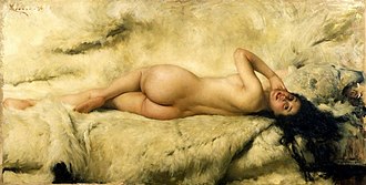 The naked woman